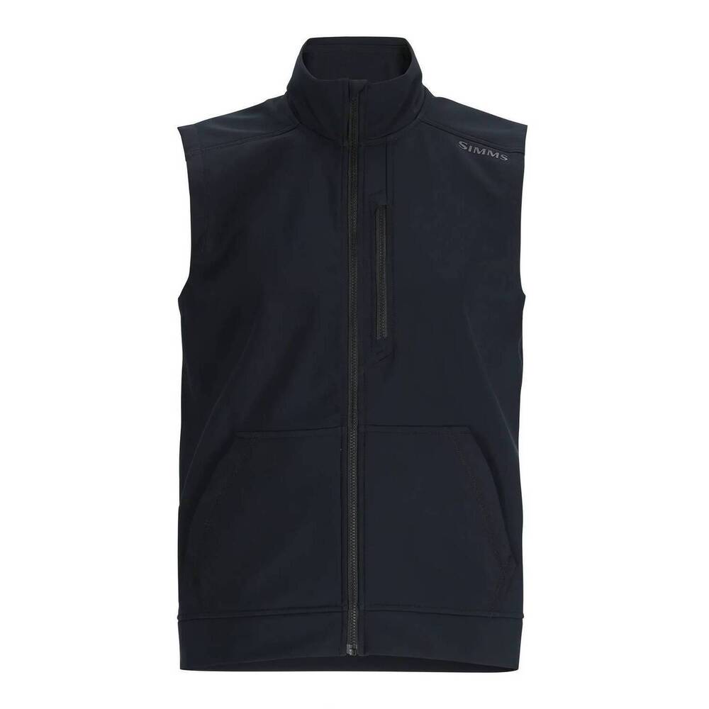 NEW SIMMS men's rogue fleece vest in black